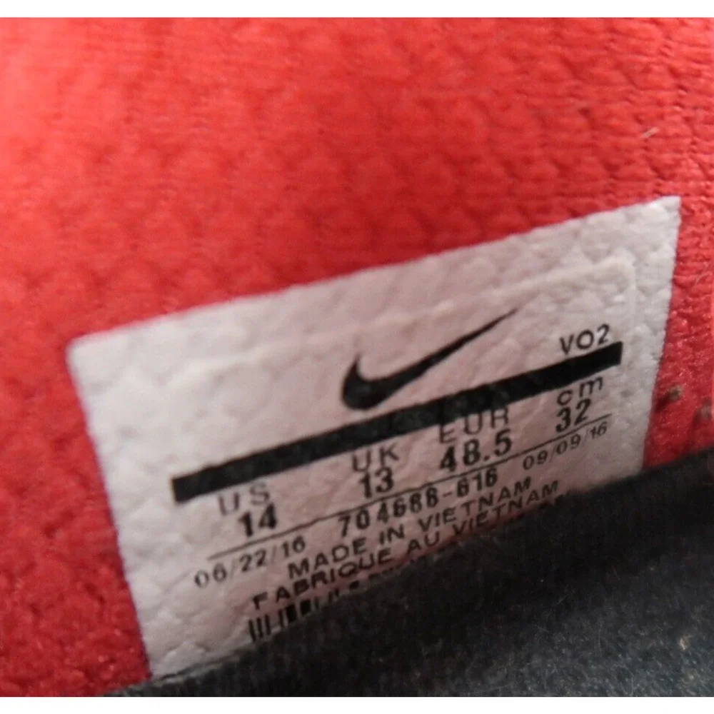 Nike Shoes Mens 14 Athletic Trainer Metcon 1 Sport Active Crossfit Gym Red Black